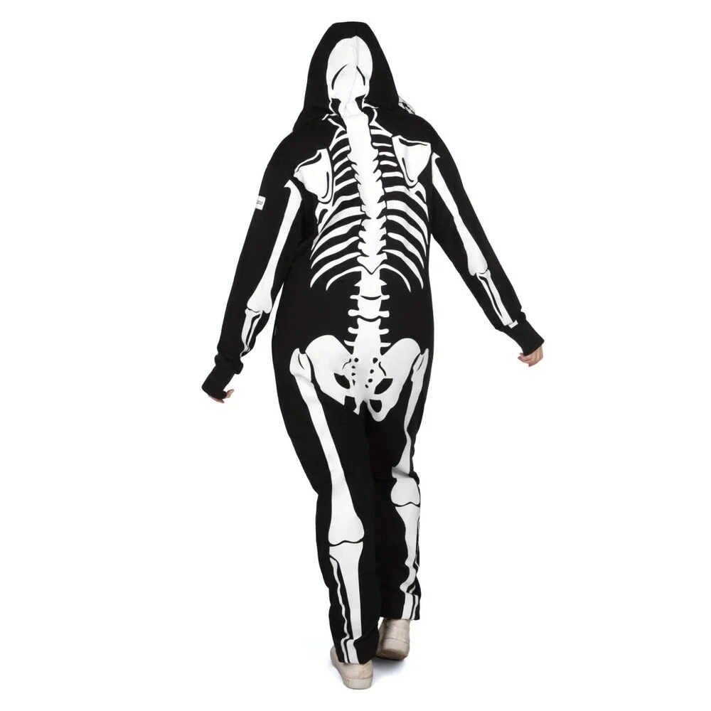 Women’s Skeleton Halloween Costume – Comfortable Adult Outfit (Medium)